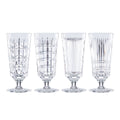 New Vintage 4-Piece Iced Beverage Glass Set
